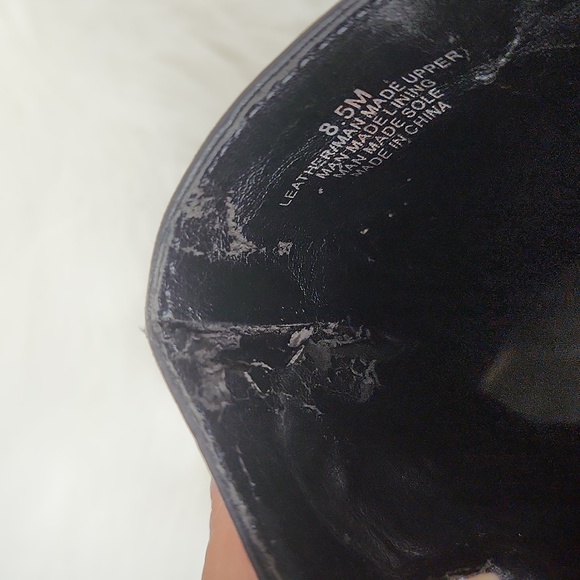 NWOT, Reba, Women's Black Leopard, clear stones, 4" heels, Sz 8.5 - Picture 11 of 12